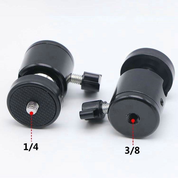 Kamera stativ kuglasta glava tip hobotnica, 3/8‑inch navoj, ABS-metal konstrukcija, horizontalno 360°, vertikalno 90°, težina 75 g