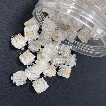 Mechanický prepínač pre klávesnicu – päť-pin, RGB podsvietenie, viacnásobné pripojenie (drôtové, Bluetooth, 2.4G)