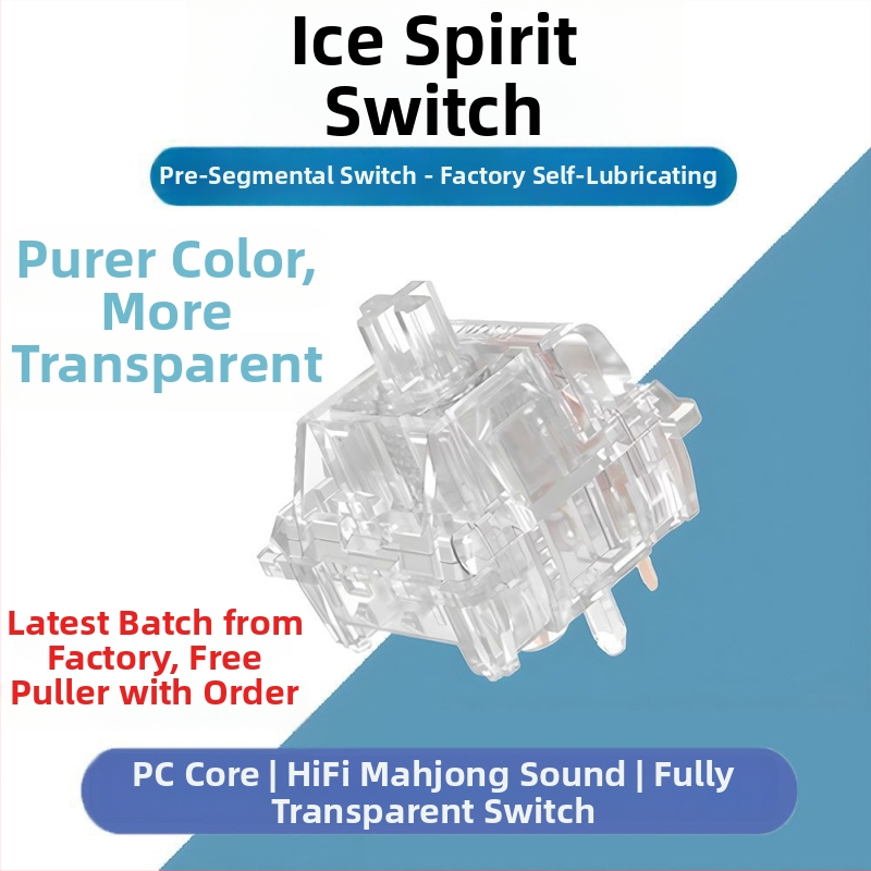 Mechanický prepínač pre klávesnicu – päť-pin, RGB podsvietenie, viacnásobné pripojenie (drôtové, Bluetooth, 2.4G)