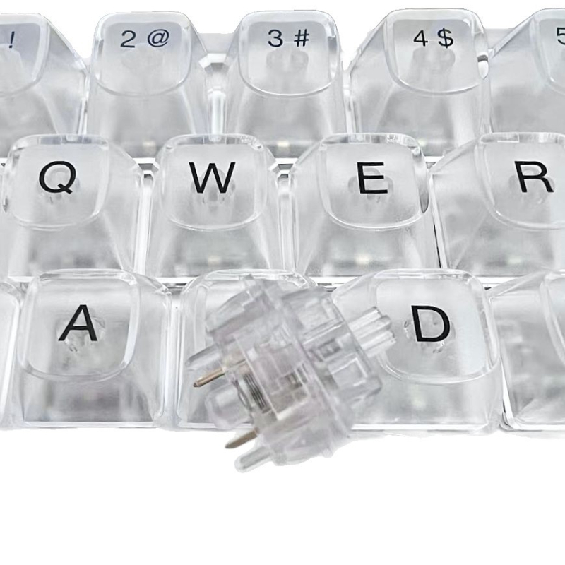 Mechanický prepínač pre klávesnicu – päť-pin, RGB podsvietenie, viacnásobné pripojenie (drôtové, Bluetooth, 2.4G)