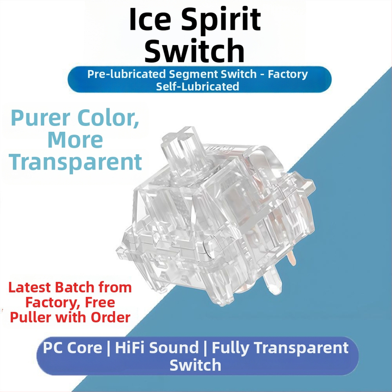 Mechanický prepínač pre klávesnicu – päť-pin, RGB podsvietenie, viacnásobné pripojenie (drôtové, Bluetooth, 2.4G)