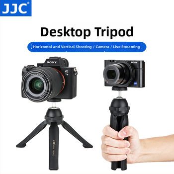 JJC Mini statív pre DSLR s guľovou hlavou – konštrukcia z nylonových vlákien a hliníkovej zliatiny, nosnosť 1,2 kg