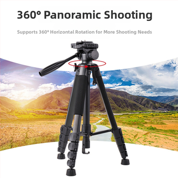 DM65 τρίποδο για φωτογραφίες – κράμα αλουμινίου – 3D PTZ – αντοχή 5 kg – βάρος 1,15 kg