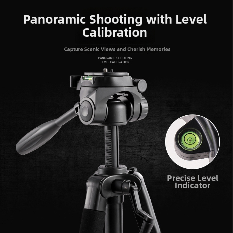 DM65 τρίποδο για φωτογραφίες – κράμα αλουμινίου – 3D PTZ – αντοχή 5 kg – βάρος 1,15 kg