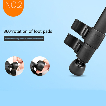 DSLR trojnožka s 3D pan-tilt hlavou, model 360, hliníková zliatina, nosnosť 2–5 kg, výška nastaviteľná do 1,7 m