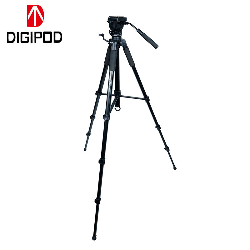 Hliníkový statív s hydraulickou hlavou, 4-dielny, model TR688FV, nosnosť 2–5 kg, platňa s rýchlym uvoľnením