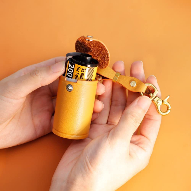 PU kožna torbica za pohranu filmskih traka za kameru, clutch stil, bez podstave, unisex, ljeto 2025