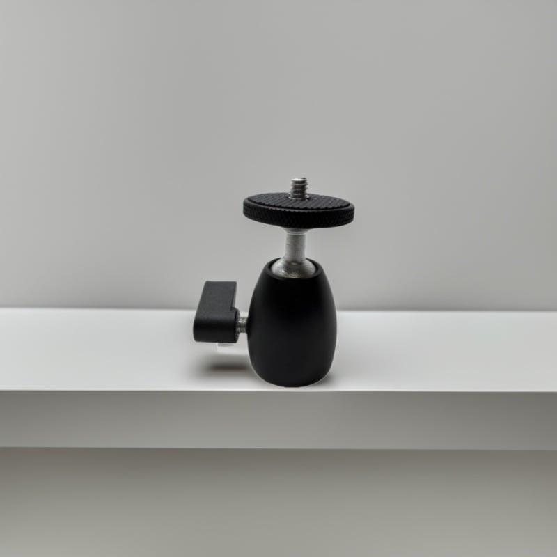 Aluminijski mini stolni gimbal za pametni telefon, 360° rotacija, 90° vertikalni i horizontalni nagib, 68 g, navojna montaža