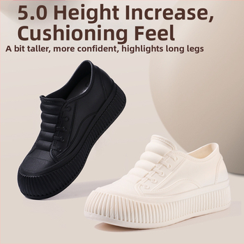 Ženske PVC čizme za kišu, kratki kroj, ravna potpetica, vodootporne, za sve sezone