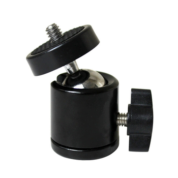 Mini metalna kuglasta glava s 1/4 univerzalnim navojem — 360° horizontalno, 90° okomito