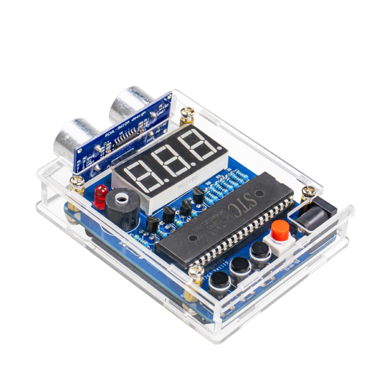 Kit ultrasonor de distanță cu alarmă radar pentru mers înapoi și placă de circuite pentru sudură TJ-56-729 pentru educație
