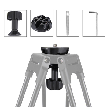 PU3503 Aluminijska baza za kameru s kugličnom glavom i hidrauličnim pan-tiltom, težina 0.405 kg