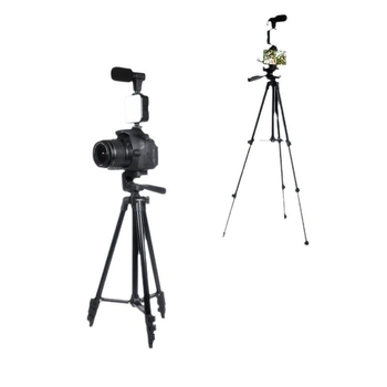 1.3 m hliníkový tripod na osvetlenie a mikrofón, nosnosť 2–5 kg, hmotnosť 0.67 kg, 4-sekciový dizajn