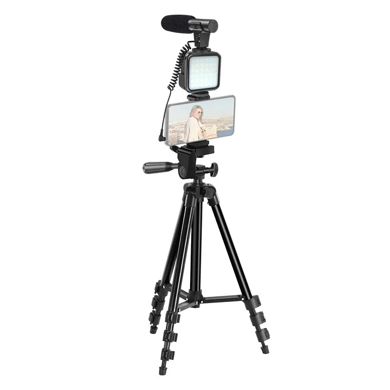 1.3 m hliníkový tripod na osvetlenie a mikrofón, nosnosť 2–5 kg, hmotnosť 0.67 kg, 4-sekciový dizajn