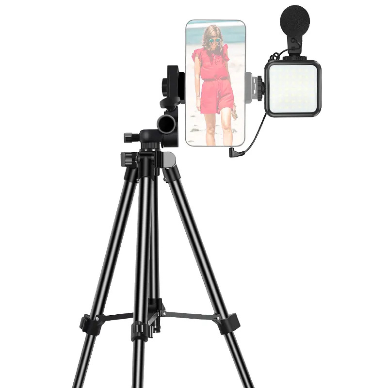 1.3 m hliníkový tripod na osvetlenie a mikrofón, nosnosť 2–5 kg, hmotnosť 0.67 kg, 4-sekciový dizajn