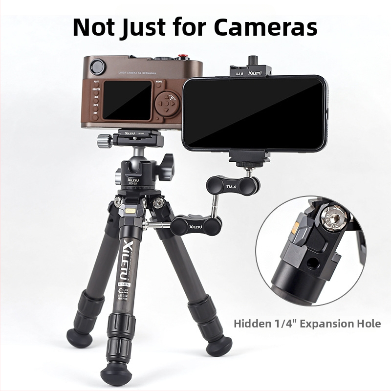 Karbonový statív s guľovou hlavou, 3 sekcie, rýchloupínacia doska, hmotnosť 672 g