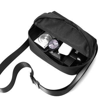 Muška crossbody torba s pretincima za kameru i putovnicu, višenamjenska torba za vanjske aktivnosti, velika kapaciteta (Materijal: otporan na ogrebotine; Podstava: Oxford; Funkcija: otporna na habanje; Pogodno za svakodnevnu uporabu)