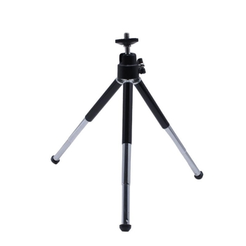 Trepied cu trei secțiuni, construcție metalică, sistem 3D gimbal, sarcină sub 2 kg