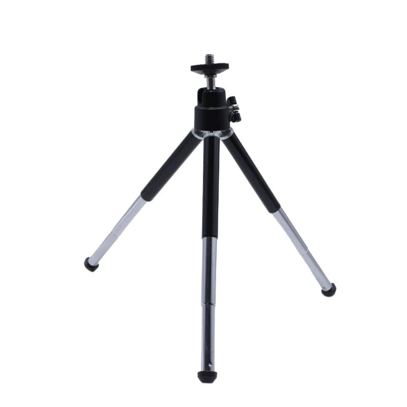 Trepied cu trei secțiuni, construcție metalică, sistem 3D gimbal, sarcină sub 2 kg