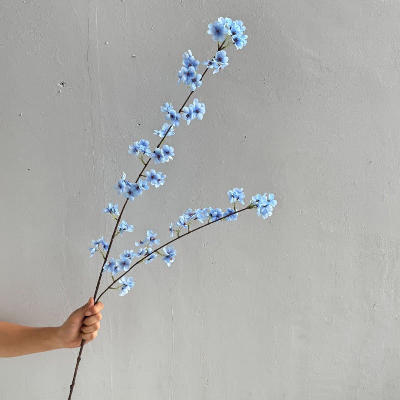 Yunxi Κλάδος Τεχνητών Λουλουδιών – Μακρύς όρθιος κλάδος κερασιού, μεταξωτό και πλαστικό, Zen εμπνευσμένη διακόσμηση γαμήλιας αίθουσας, αξεσουάρ φωτογράφισης