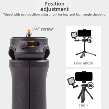 ZP-03 ABS trepied de birou cu cap ball head, 4 secțiuni, capacitate de încărcare 1.5 kg, compact pentru fotografii și streaming