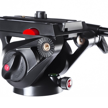 Miliboo 801 Druhá generácia profesionálna PTZ hlava s hydraulickým tlmením - hliníková zliatina, 360° horizontálne, 165° vertikálne, 10 kg, kompatibilné s Mibo