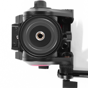 Miliboo 801 Druhá generácia profesionálna PTZ hlava s hydraulickým tlmením - hliníková zliatina, 360° horizontálne, 165° vertikálne, 10 kg, kompatibilné s Mibo