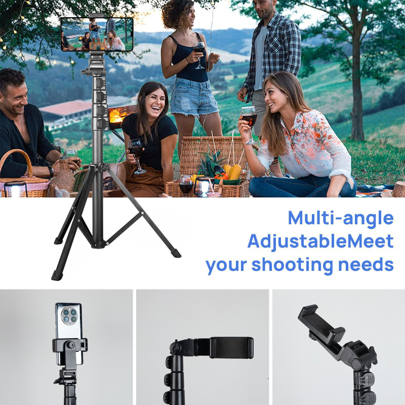 Stativ s guľovou hlavou pre vonkajšie fotografovanie – 4-dielny hliníkový zliatok, nosnosť 2–5 kg, hmotnosť 0,55 kg