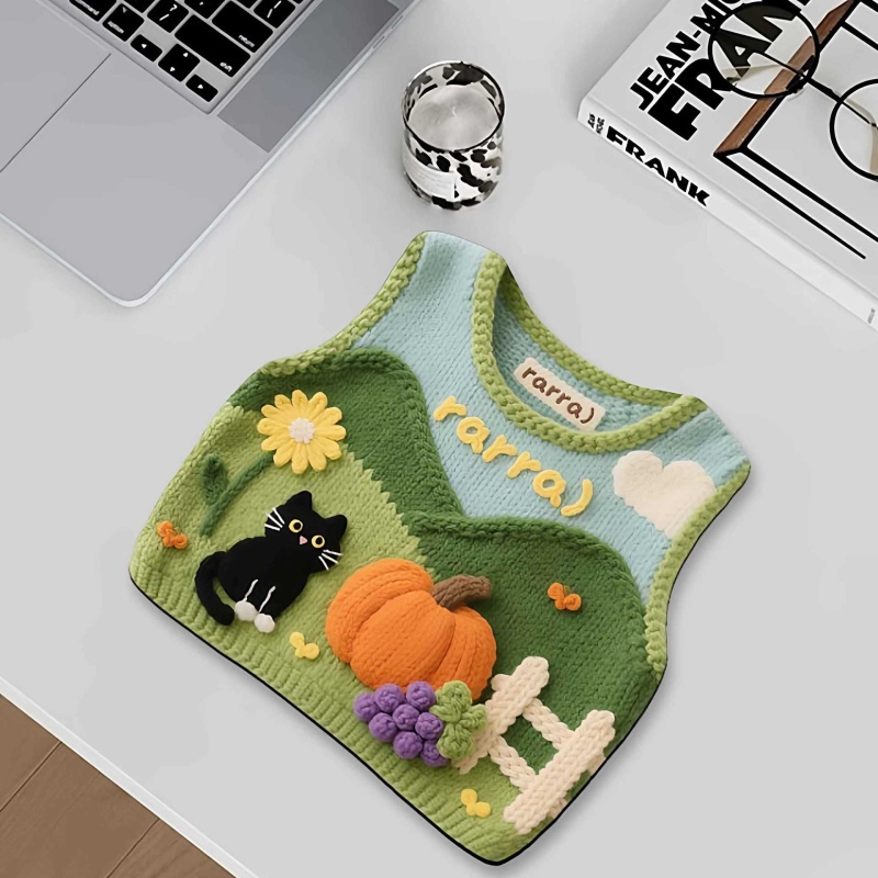 Pad de mouse • Pad din rășină • Față unică • Stil japonez minimalist • Covor de birou