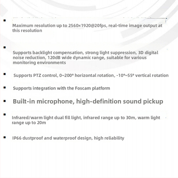 HIKVISION vonkajšia IP PTZ kamera, 5MP, plnofarebný nočný obraz, variabilný objektív 4–12 mm, IR do 30 m, teplé svetlo do 20 m