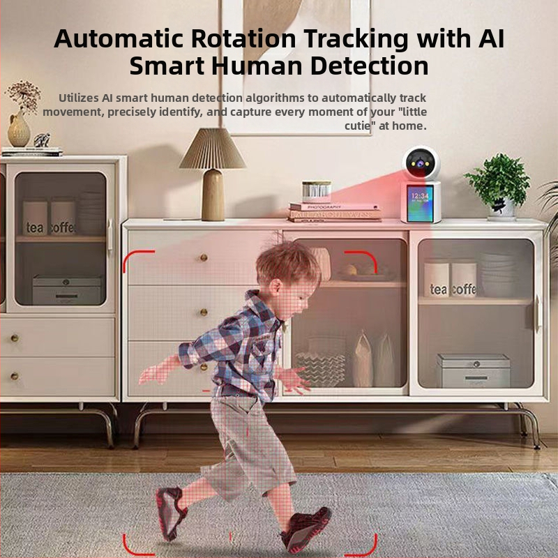 Vnútorná bezdrôtová dvojcestná videodverová kamera so displejom pre starostlivosť o seniorov — 5V napájanie, 0,01 lx minimálne osvetlenie, prevádzková teplota -20…55°C, ABS plast