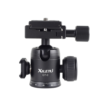 Trepied cu cap cu bilă pentru cameră universală — rotație orizontală de 360°, aliaj de aluminiu, utilizare în interior/exterior