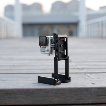 GoPro Gimbal, tip Z, pliabil din plastic, Kedebao; plastic; rotire orizontală 90°; limită de rotație 360°; viteză 360