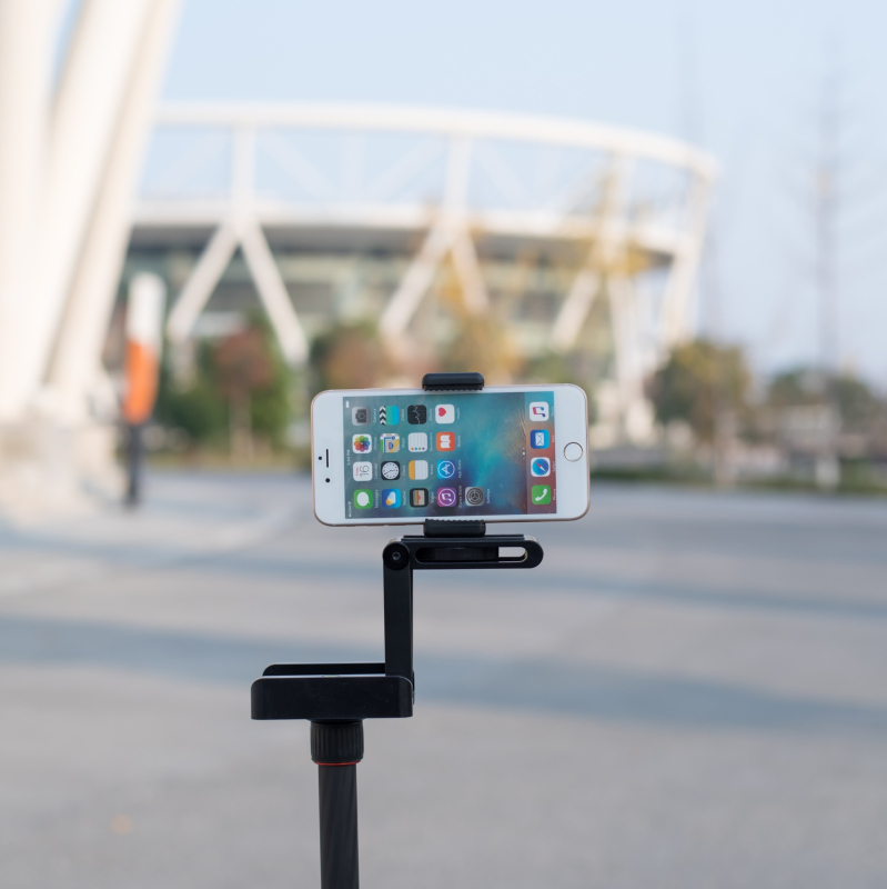 GoPro Gimbal, tip Z, pliabil din plastic, Kedebao; plastic; rotire orizontală 90°; limită de rotație 360°; viteză 360