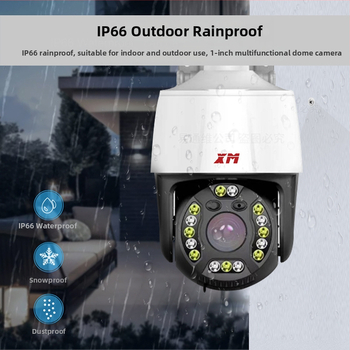 Xuanyun Vision HD PTZ sieťová kamera s obojsmerným zvukom, POE, ONVIF, 1080P, 4mm objektív