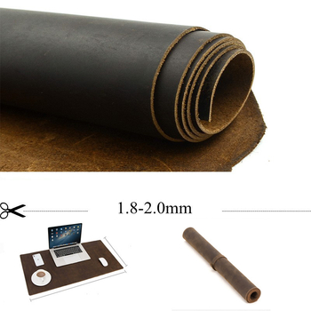 Pad de mouse pentru birou - Seria Crazy Horse Leather, Piele de vită prim-strat, Handmade vintage, Antiderapant