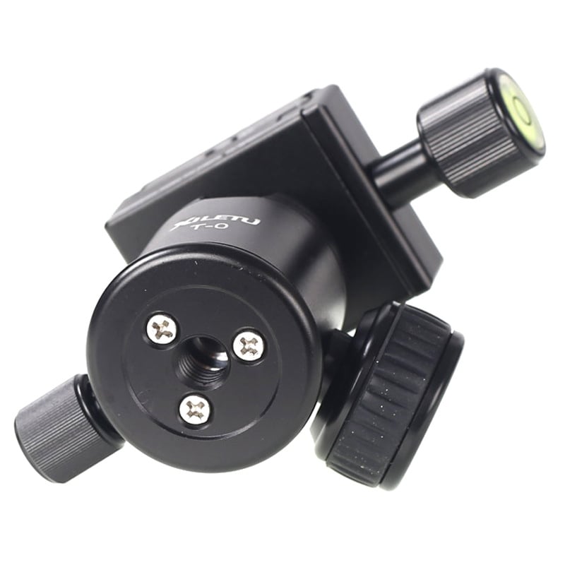 Stativ s pan-tilt glavom za DSLR/mirrorless fotoaparate, aluminijska legura, 360° horizontalno i 360° vertikalno okretanje, težina 0,28 kg