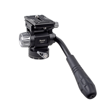 Mini hidraulični amortizirani profesionalni pan-tilt stativ za kameru, aluminijska legura, 360° horizontalno okretanje, težina 310 g, kompatibilno s mikro kamerom