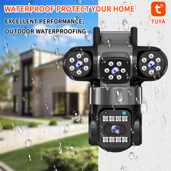 HD PTZ sigurnosna kamera za vanjsku i unutarnju upotrebu, 12V DC, plastično kućište, zidni nosač, daljinski pristup preko mobitela uz dvosmjerni interkom