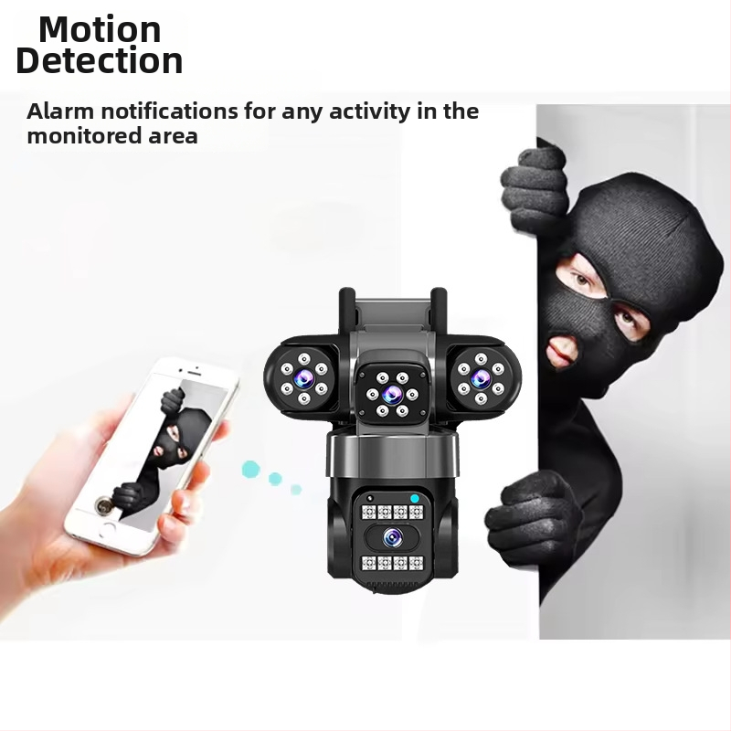 HD PTZ novērošanas kamera ārējai un iekšējai izmantošanai, 12V DC, plastmasas korpuss, sienas stiprinājums, attāla piekļuve caur mobilo telefonu ar divvirzienu interkomu