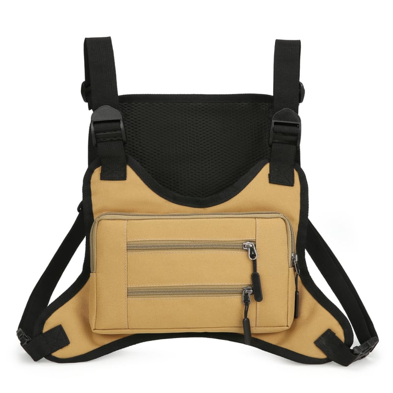 Muška torba za prsa — gradski jednostavan stil, Oxford platno, prozračna, ultra lagana, otporna na habanje, digitalni kamuflažni uzorak