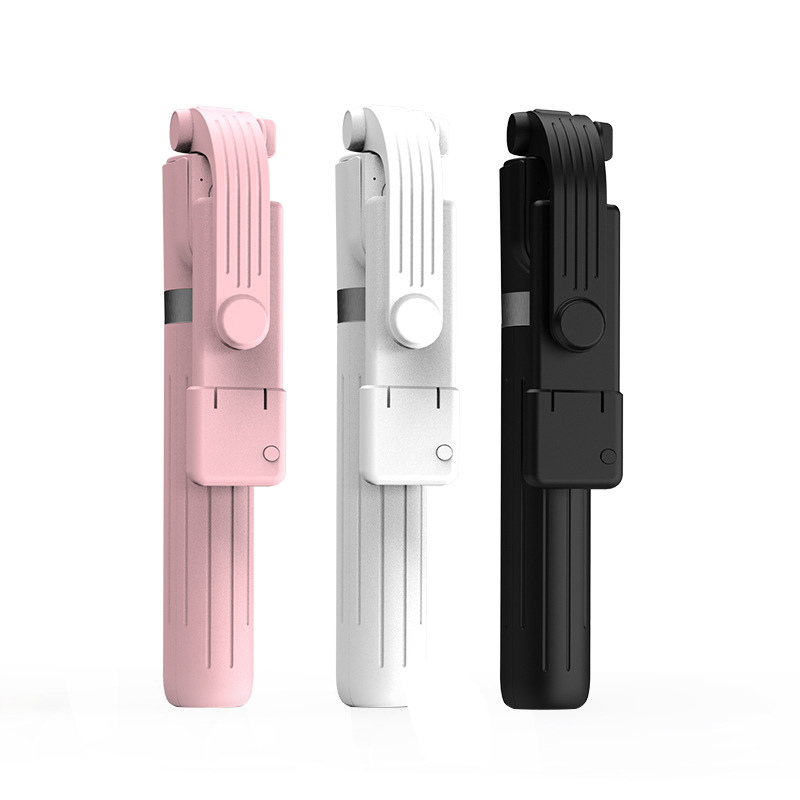 Bluetooth selfie štapić za telefon s prijenosnim stativom i rasvjetom, plastično kućište, daljinski upravljač uključen
