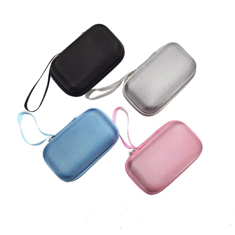 Kompaktna torbica za pohranu digitalne kamere s pretincima za punjač i kabel podatkov • Oxford platno • unisex, gradski stil