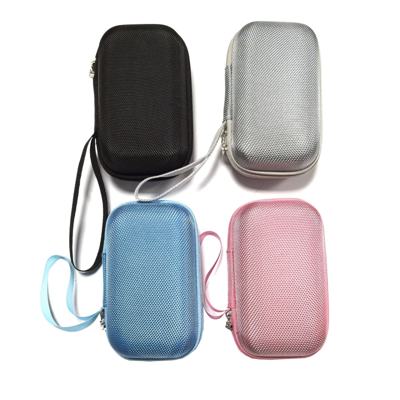 Kompaktna torbica za pohranu digitalne kamere s pretincima za punjač i kabel podatkov • Oxford platno • unisex, gradski stil