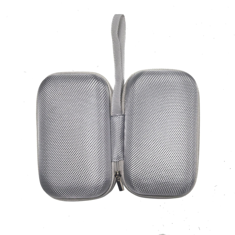 Kompaktna torbica za pohranu digitalne kamere s pretincima za punjač i kabel podatkov • Oxford platno • unisex, gradski stil