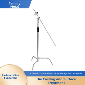 Stalak za rasvjetu za fotografiju s C-tipom magijske noge, nehrđajući čelik, nosivost 20 kg, 3 sekcije, promjer cijevi 25/30/35 mm, težina 6,6 kg