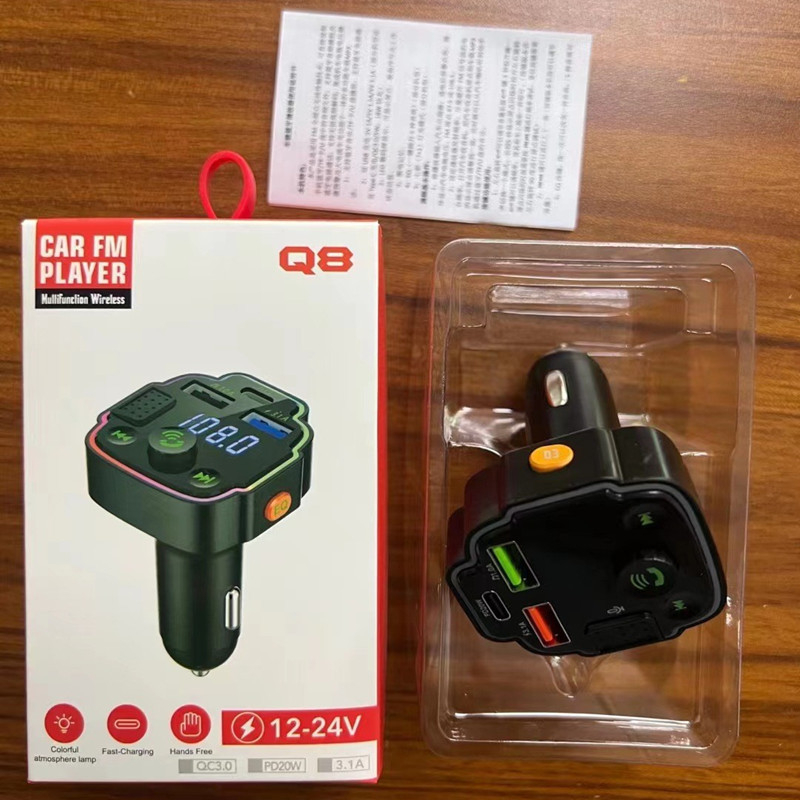 Automobilski MP3 transmiter Bluetooth, reprodukcija s USB/U-disk, FM odašiljač, hands-free pozivi, napajanje 12-24V