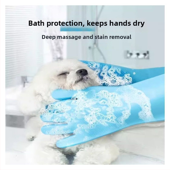 Kačių plaukimo pirštinės naminiams gyvūnėliams, prieš įbrėžimus, prieš įkandimus, išplėstas ilgis