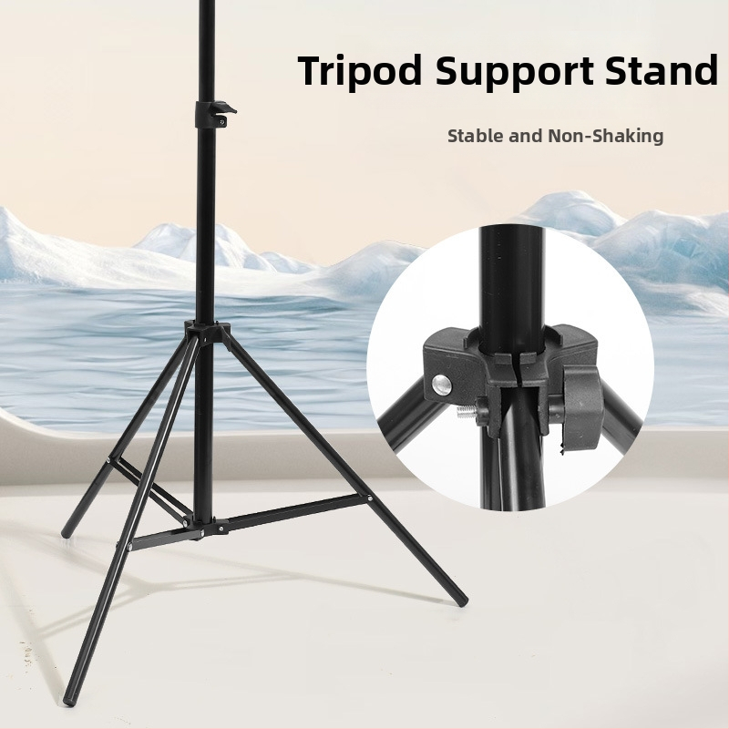 Stojan na fotografické pozadie – prenosný hliníkový, pre portrét a živé vysielanie (hliník; prenosný; portrét a živé vysielanie)