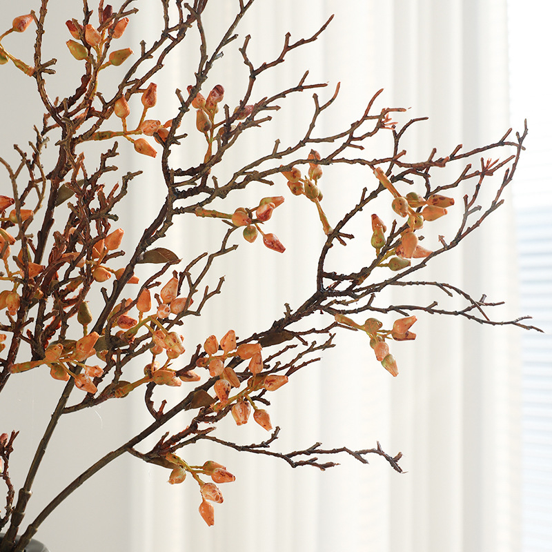 Mohaige umjetna grančica s plodovima – jedinstvena grančica za vjenčanja, dvoranu, vanjske prostore i rekvizite za fotografiju; Materijal: plastika; Obrada: stiliziranje, injekcijsko oblikovanje; Raznolikost 1326527568